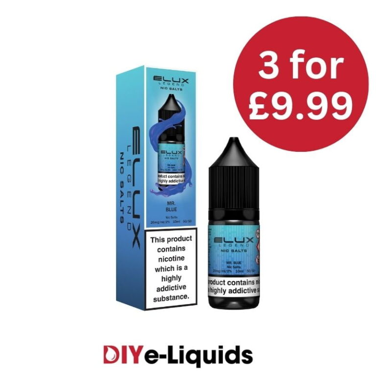 Elux Legend 3 X 10ml Nic Salt E-Liquid – £9.99