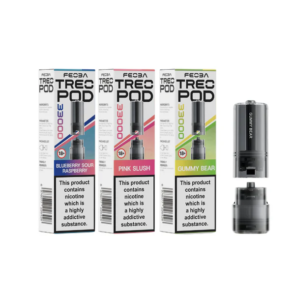 Feoba Treo 33k pods – 5 Pack £27.99