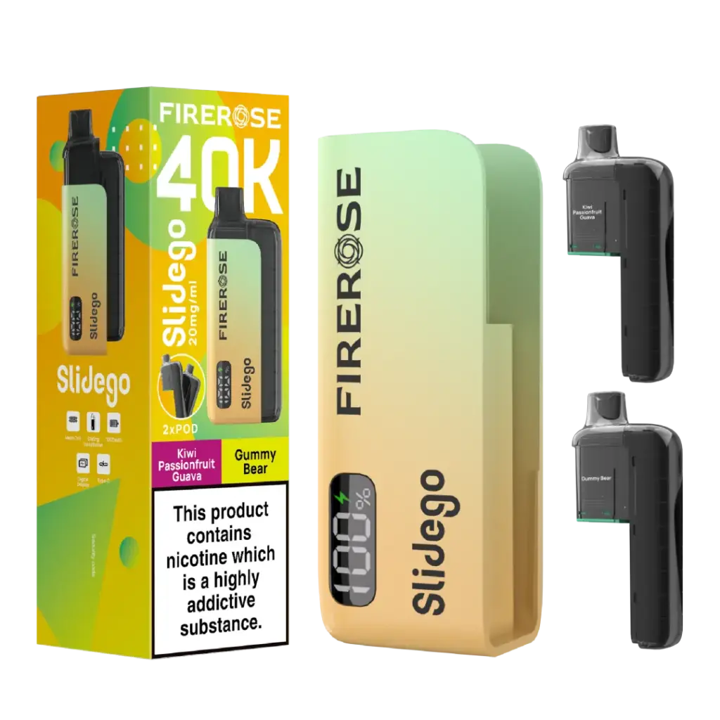 Firerose Slidego 40K Puffs Prefilled Pod Kit £9.49