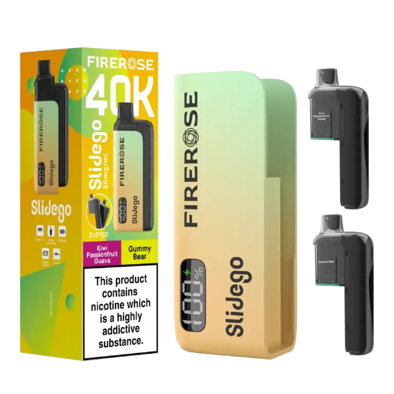 Firerose Slidego 40K Puffs Prefilled Pod Kit £9.49