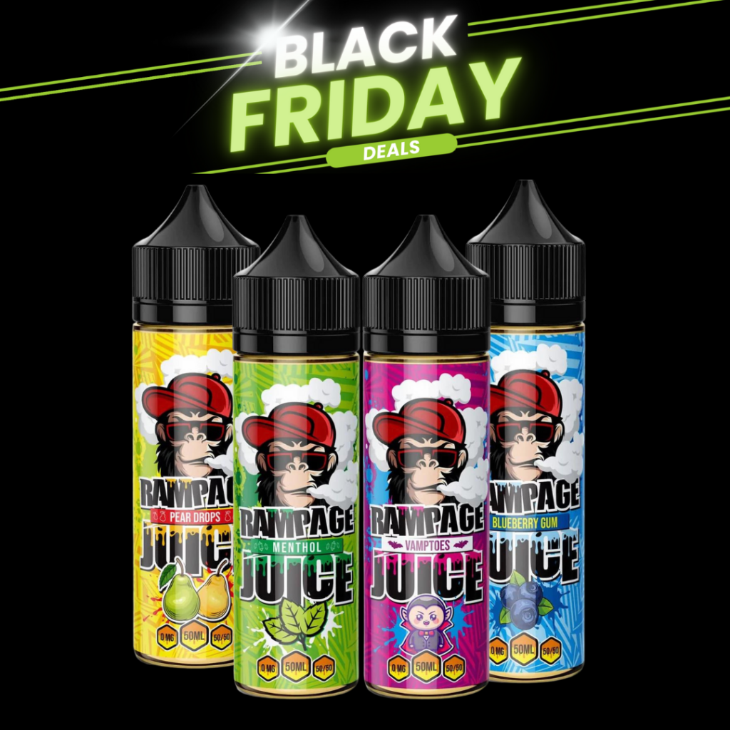 Rampage Juice 50ml Shortfill E-Liquid 4 x 50ml – £20.00