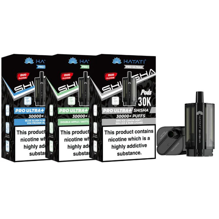 Hayati Pro Ultra Plus Shisha 30k Pods – £7.99