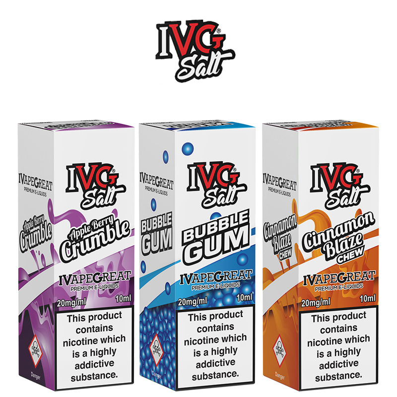 IVG 10ml Salt E-Liquids – £2.99
