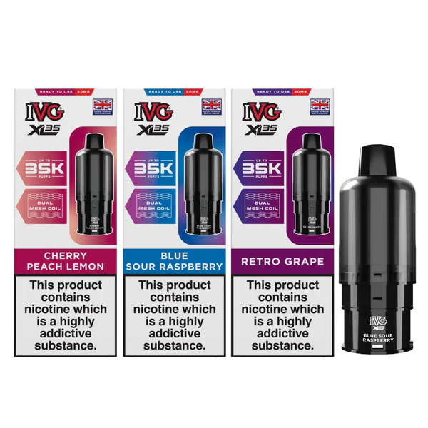 IVG XL 35K Refill Pods – Buy Any 3 for £22.00