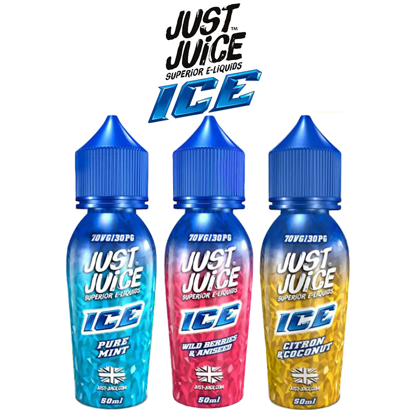 Just Juice Ice 50ml E Liquid Shortfills – £9.99