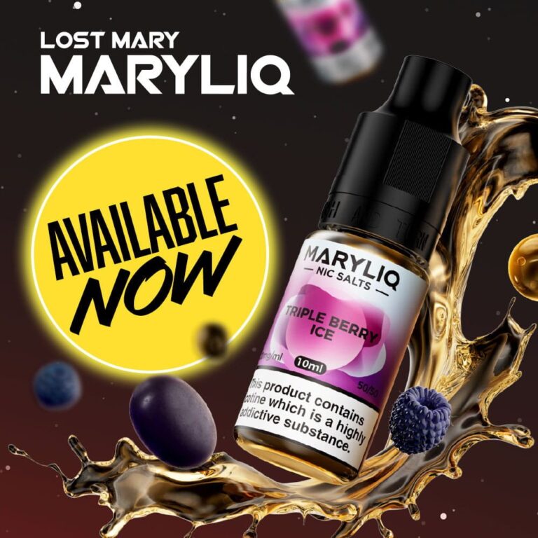 MaryLiq E-liquid – 4x 10ml – £8.99 At TECC