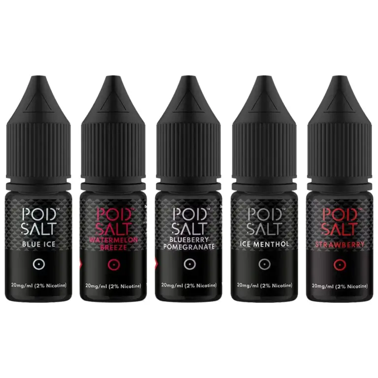 Pod Salt 10ml E-Liquids 5 pack – £14.99