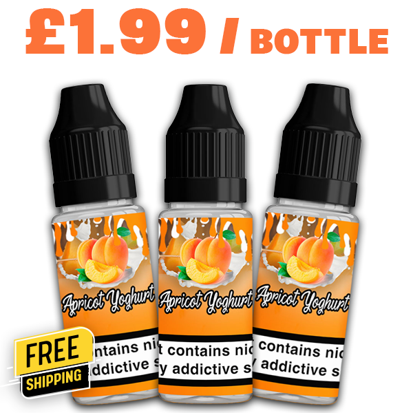 QuitterZ Apricot Yoghurt 10ml E Liquid – £1.99
