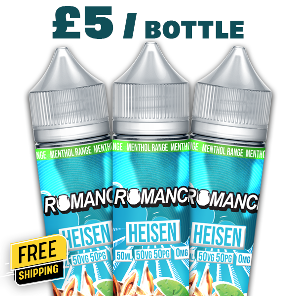 Romance Heisen 50ml E Liquid Shortfill – £5.00