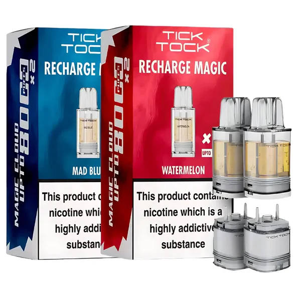 Tick Tock Magic 8000 pods – 5 Pack £25.00