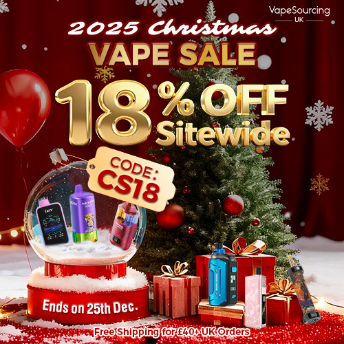 Christmas Vape Sale: 18% OFF Sitewide
