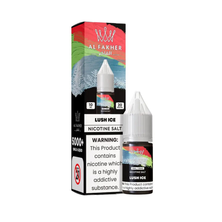 Al Fakher Lush Ice 10ml Nic Salt E-Liquid – £0.79