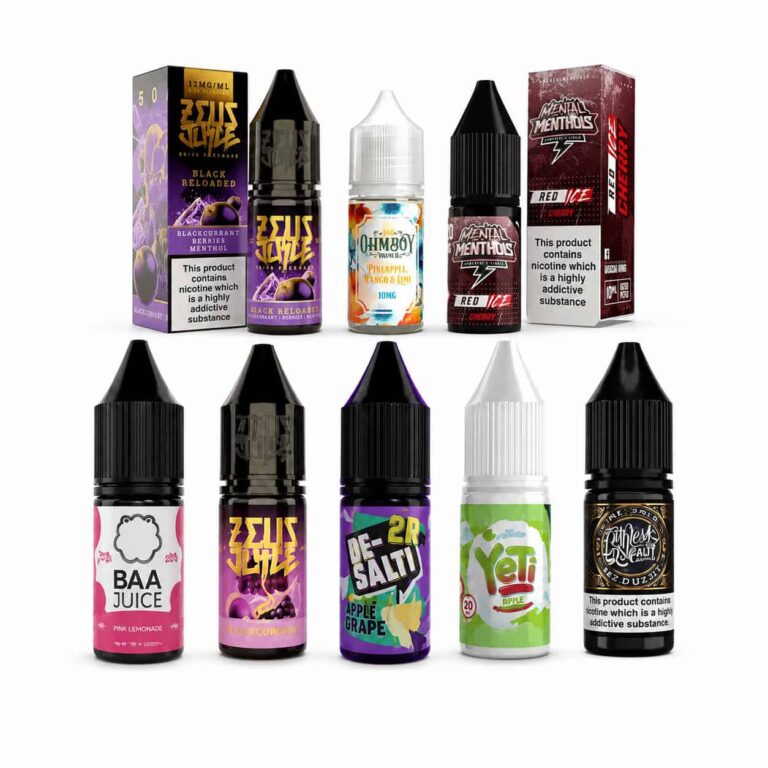 Cheap Clearance Nic Salt E-liquids | 10ml Big Sale | 59p – £0.59