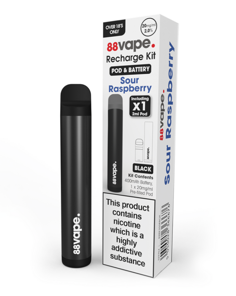 New 88Vape Recharge Pod Kit – £4.99