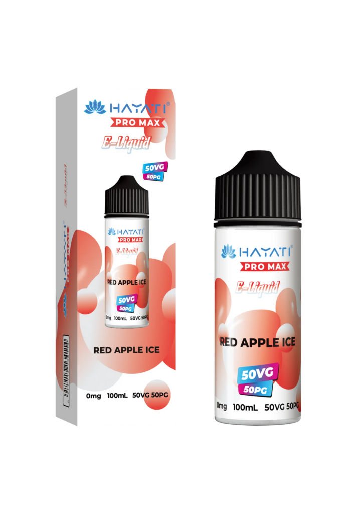 Red Apple Ice 50/50 Shortfill E-Liquid by Hayati Pro Max 100ml – £6.99
