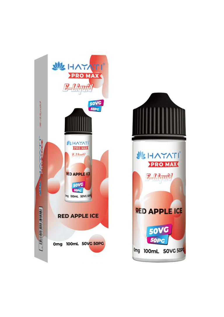 New Red Apple Ice 50/50 Shortfill E-Liquid by Hayati Pro Max 100ml – £6.99