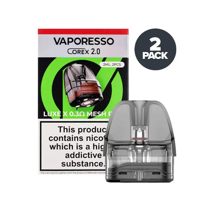 New Vaporesso Luxe X Corex 2.0 Replacement Pod 2ml/5ml – £5.99