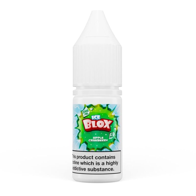 Ice Blox Apple Cranberry Nic Salt 10ml E-Liquid – £0.49