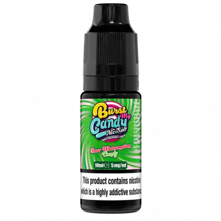 Burst My Candy Sour Watermelon Candy Nic Salt 10ml E-Liquid – £0.49