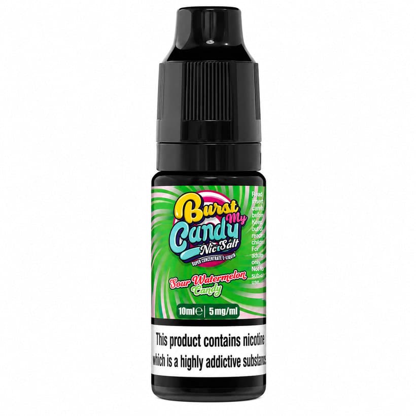 Burst My Candy Sour Watermelon Candy Nic Salt 10ml E-Liquid – £0.49