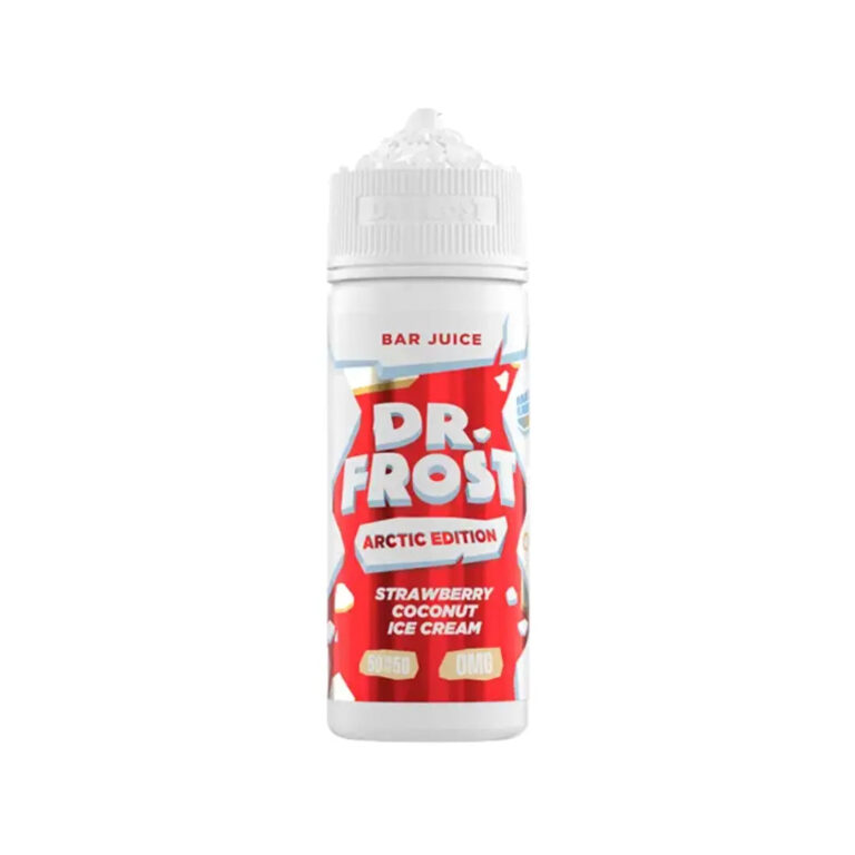 New Dr Frost Arctic Strawberry Coconut Ice Cream 100ml E-liquid – £5.83
