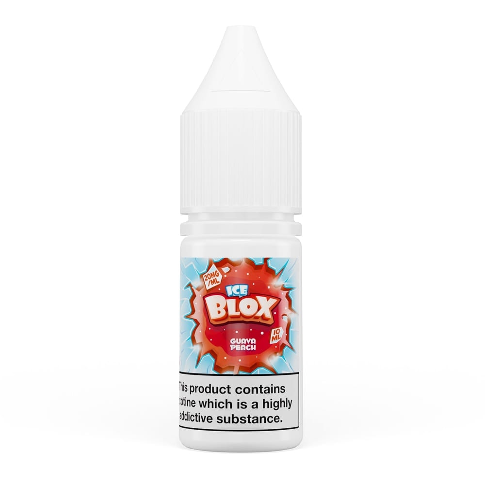 Ice Blox Guava Peach Nic Salt 10ml E-Liquid – £0.49