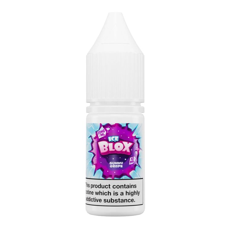 Ice Blox Gummy Grape Nic Salt 10ml E-Liquid – £0.49
