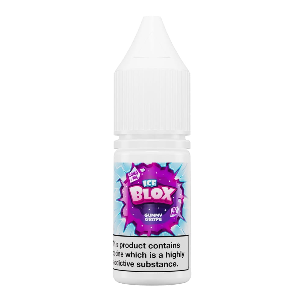 Ice Blox Gummy Grape Nic Salt 10ml E-Liquid – £0.49