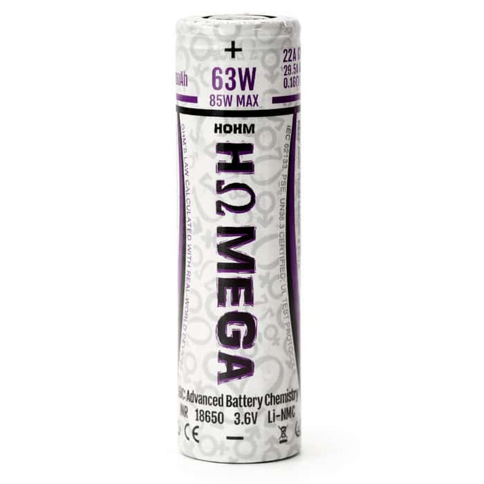 Hohm Tech | MEGA 18650 Vape Battery | £4.49 – £3.99