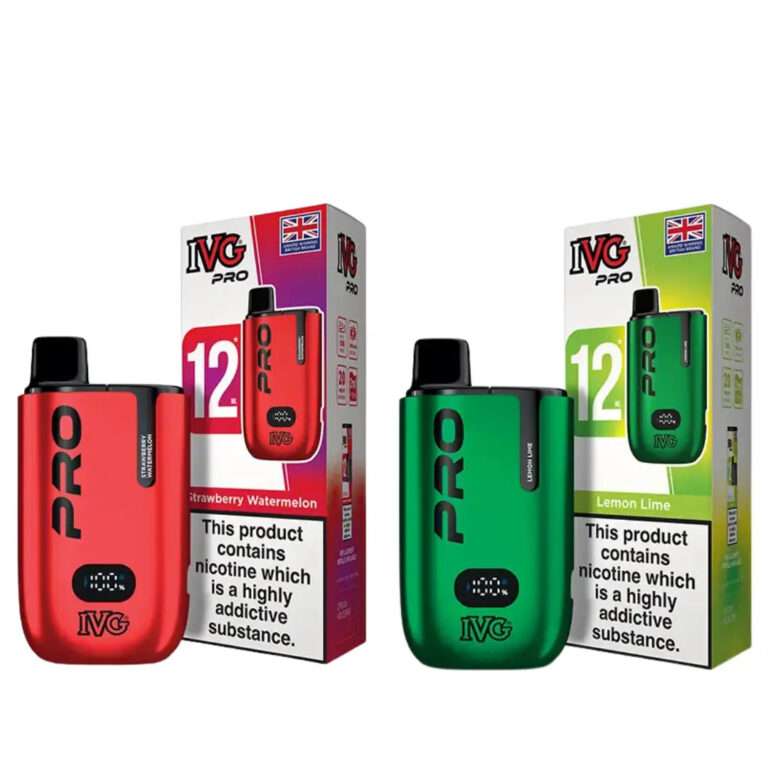 New IVG Pro 10K (Pro 12) Prefilled Pod Kit – £6.66