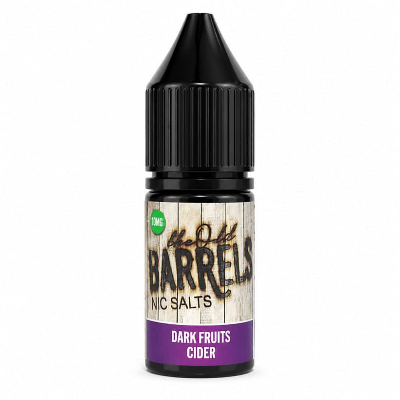 The Old Barrels Dark Fruits Cider Nic Salt E-Liquid 10ml – £0.49