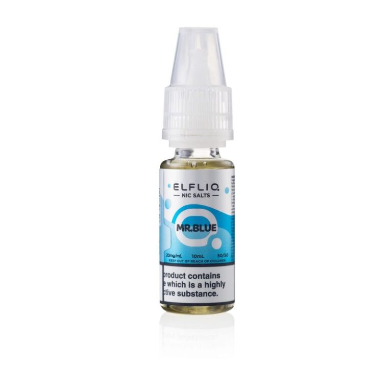 New ELFLIQ Mr Blue 10ml Nic Salt E-Liquid – £1.75