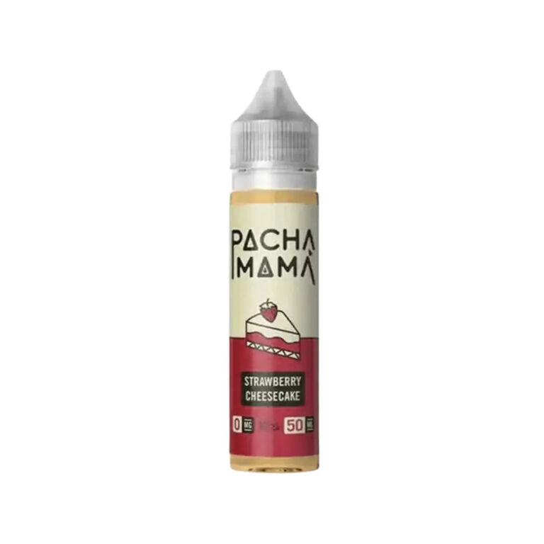 New Pacha Mama Desserts Strawberry Cheesecake 50ml E-liquid – £5.83