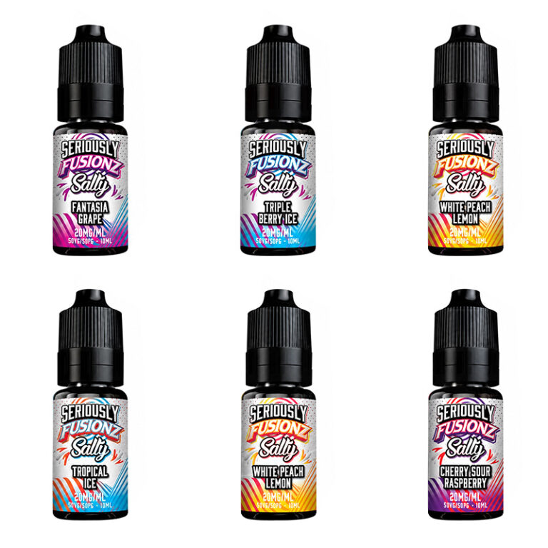 New Doozy Seriously Fusionz Salty Nicotine Salt E-liquid 10ml – £1.99