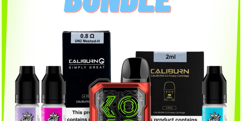 Uwell Caliburn GK2 Pod Kit Bundle – £44.99