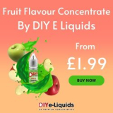 Fruit Flavour 10ml Concentrates – £1.99