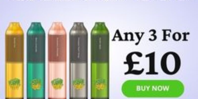 Tasty Fruity Zoom Bar 3 Pack 600 Puff Disposable Vape – £10.00