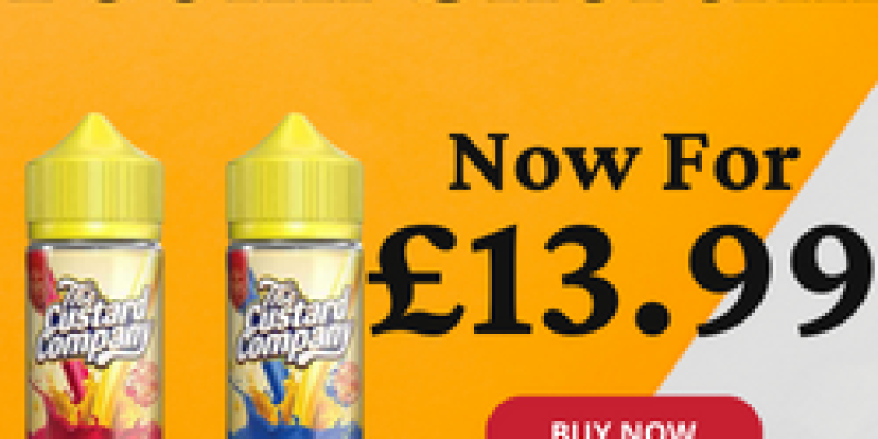 The Custard Company E liquid 100ml – £13.99