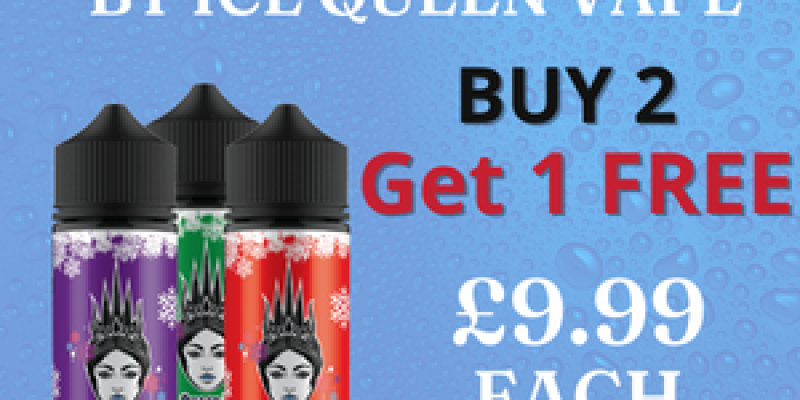Ice Queen Vape 100ml Shortfill E Liquid – £9.99
