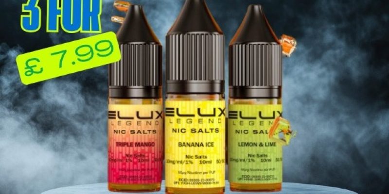 Elux Legend Nic Salt 5 Pack ÂŁ9.99