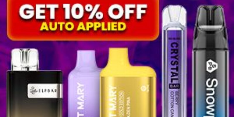 Buy Any Two Disposables Vapes Get 10% Off