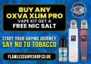 Oxva Xross Xlim Pro Kit and Get Free E-Liquid –