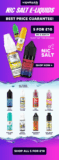 Mix & Match Premium Salt nics 5 x 10ml £10.00