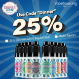 25% OFF 10ml Dinner Lady E-liquids