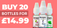 88 Vape E liquids 20x 10ml – £17.99
