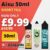 Aisu 50ml Shortfill E-Liquid – £9.99