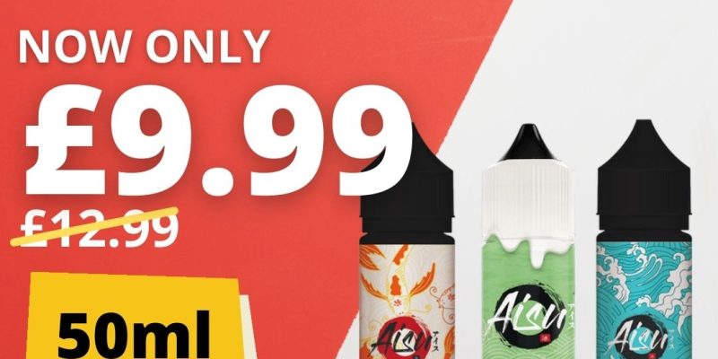 Aisu 50ml Shortfill E-Liquid – £9.99