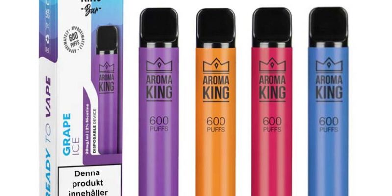 Aroma King 600 Puffs 3 Pack Disposable Vape – £12.00