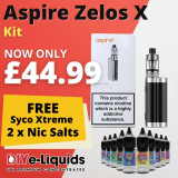 Aspire Zelos X Kit 80 Watt Kit Bundle Deal – £44.99
