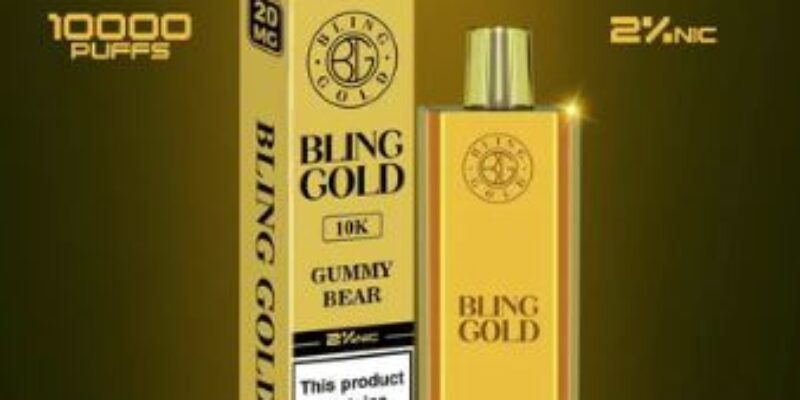 Bling Gold 10000 Disposable Vape Kit £7.99